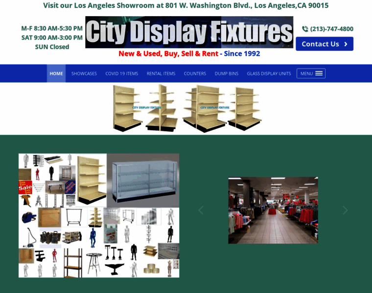 Citydisplayfixtures.com thumbnail