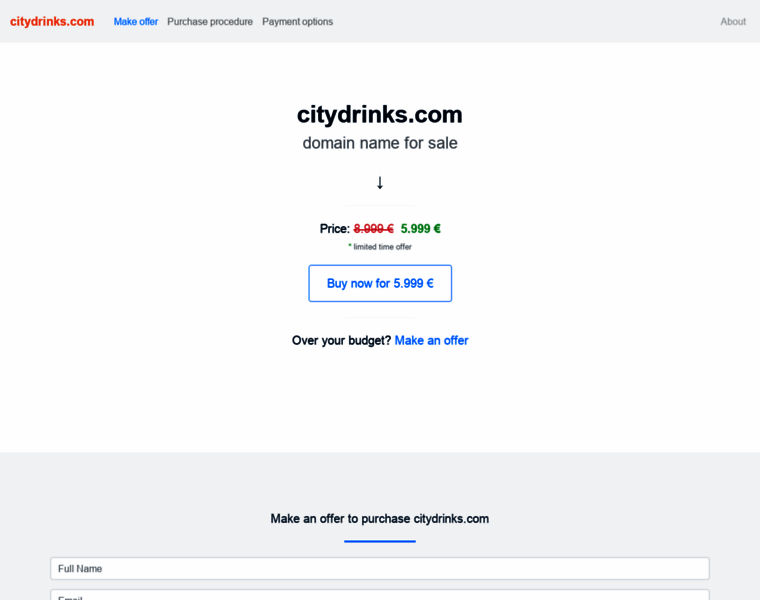 Citydrinks.com thumbnail