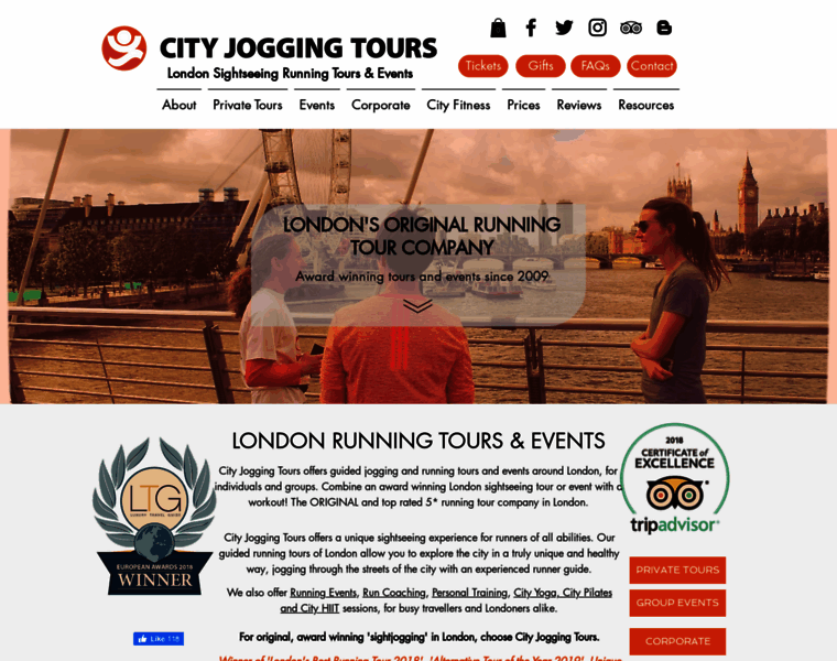 Cityjoggingtours.co.uk thumbnail