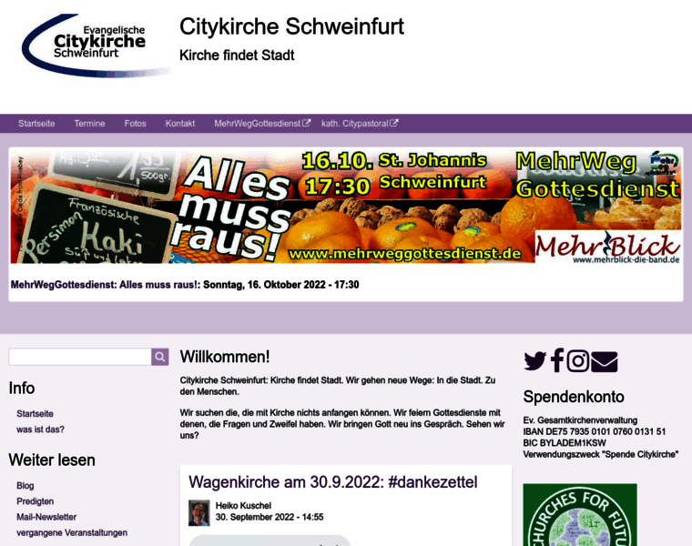Citykirche-schweinfurt.de thumbnail