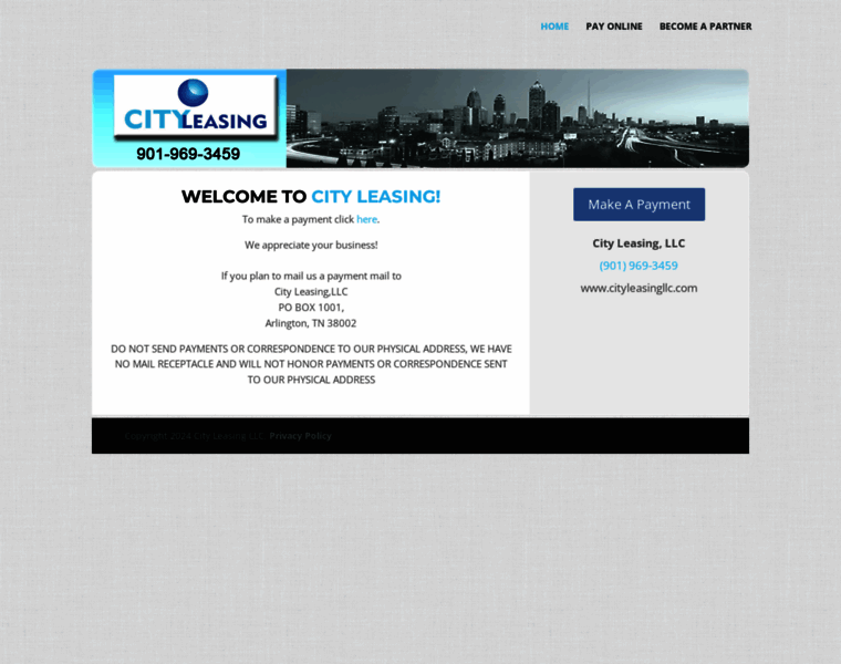 Cityleasingllc.com thumbnail