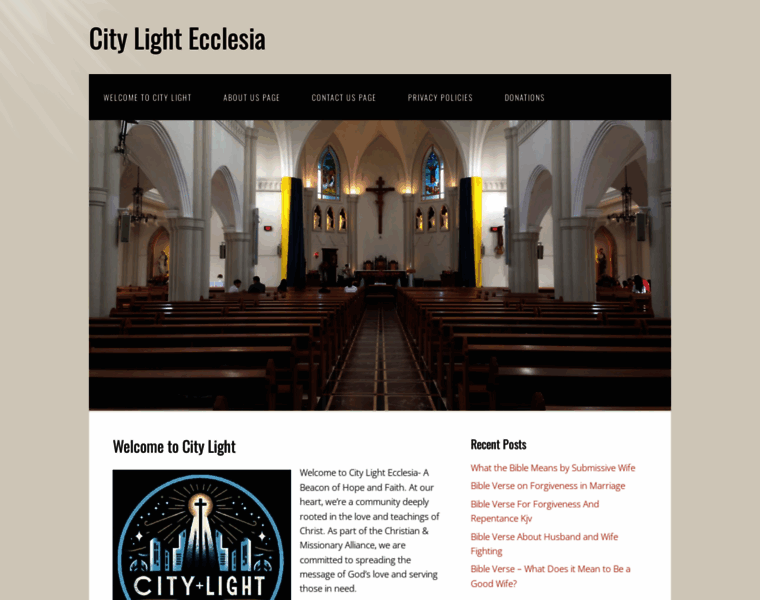 Citylightbenson.org thumbnail