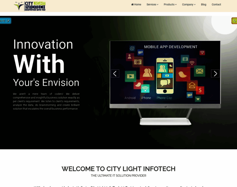 Citylightinfotech.com thumbnail