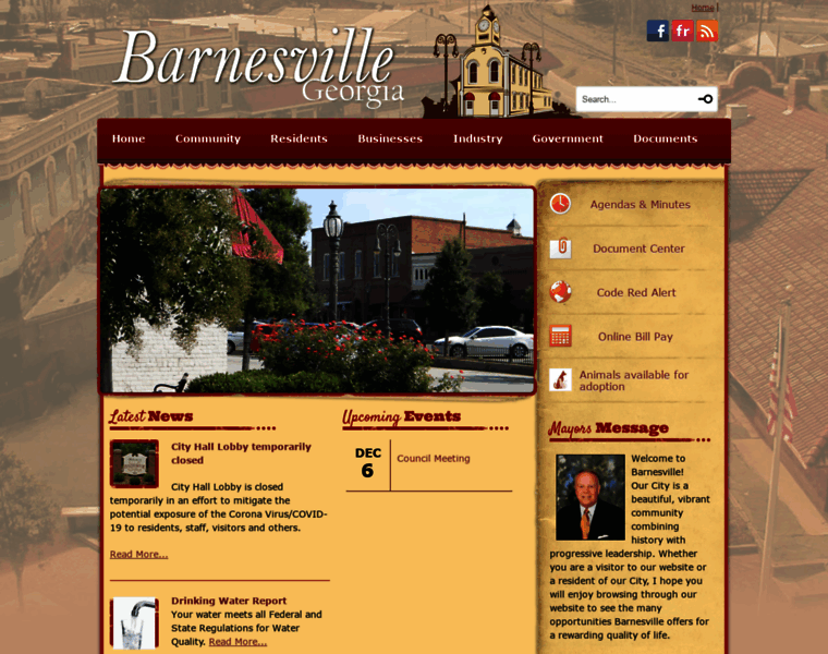 Cityofbarnesville.com thumbnail