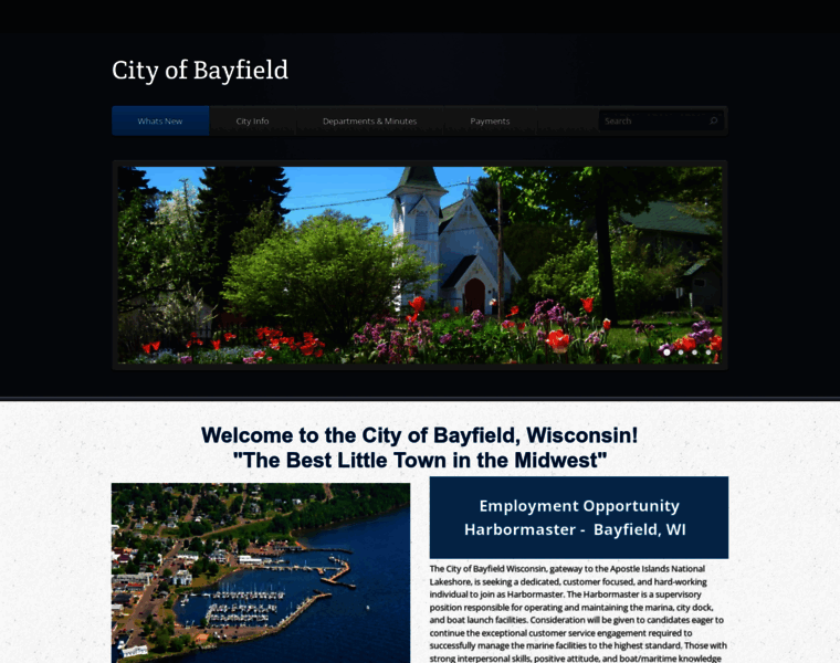 Cityofbayfield.com thumbnail