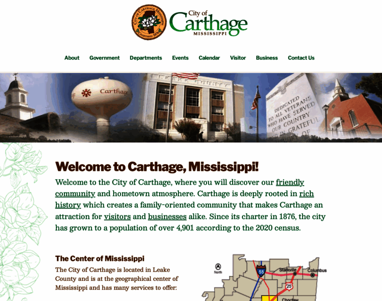 Cityofcarthage.org thumbnail