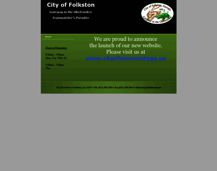 Cityoffolkston-ga.gov thumbnail