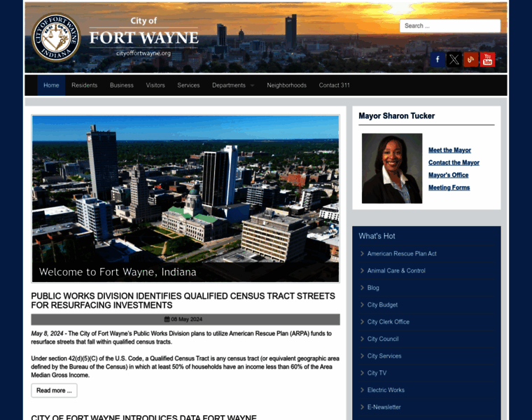 Cityoffortwayne.org thumbnail