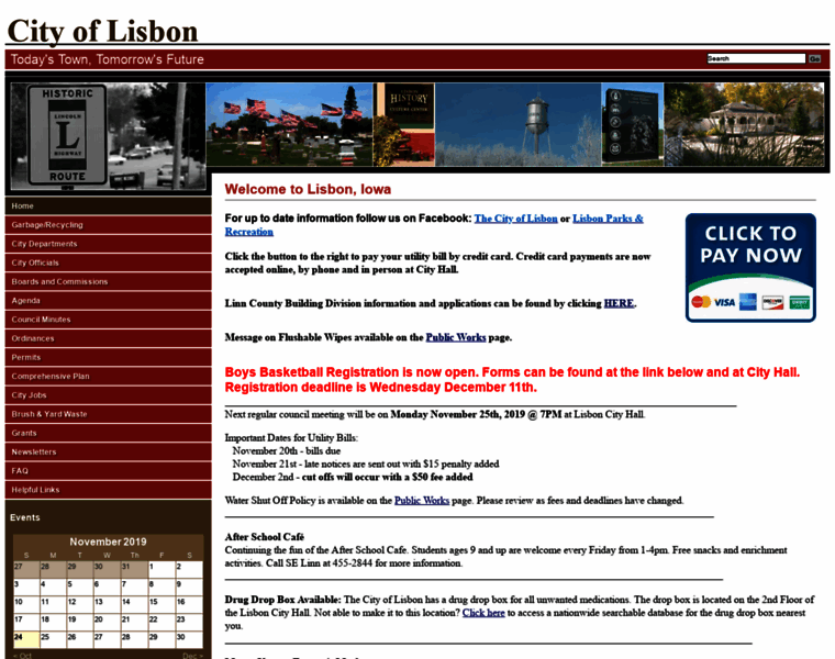 Cityoflisbon-ia.gov thumbnail