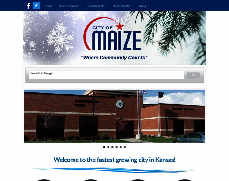 Cityofmaize.com thumbnail