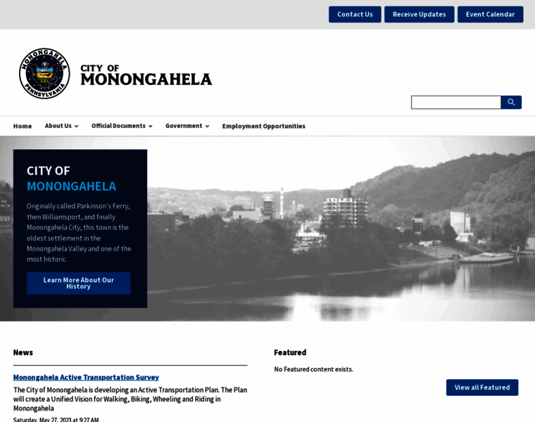 Cityofmonongahela-pa.gov thumbnail
