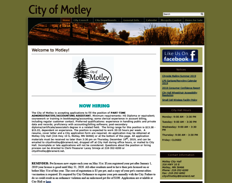 Cityofmotley.com thumbnail