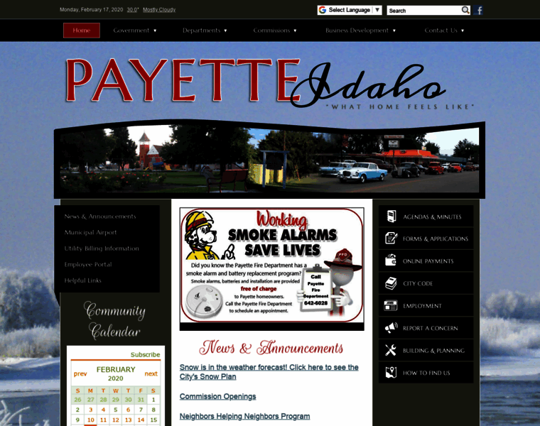 Cityofpayette.com thumbnail
