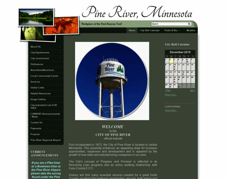 Cityofpineriver.org thumbnail