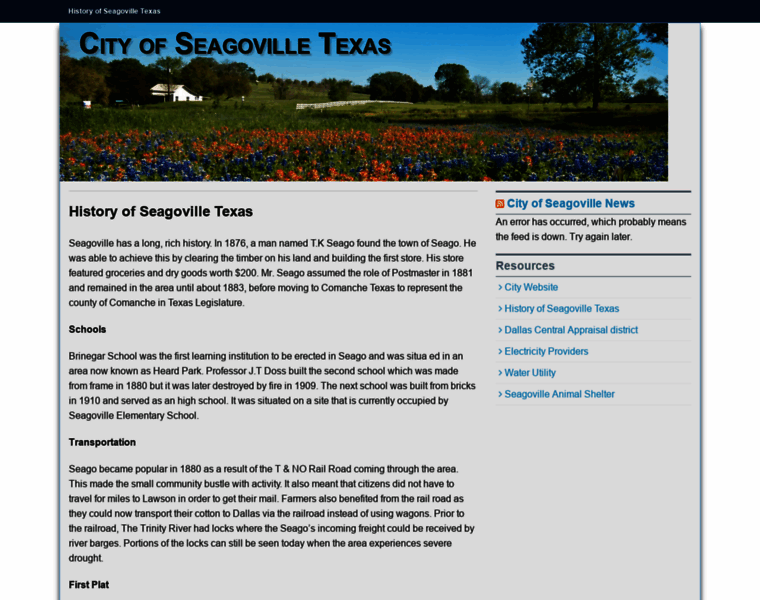 Cityofseagoville.org thumbnail Cityofseagoville.org thumbnail