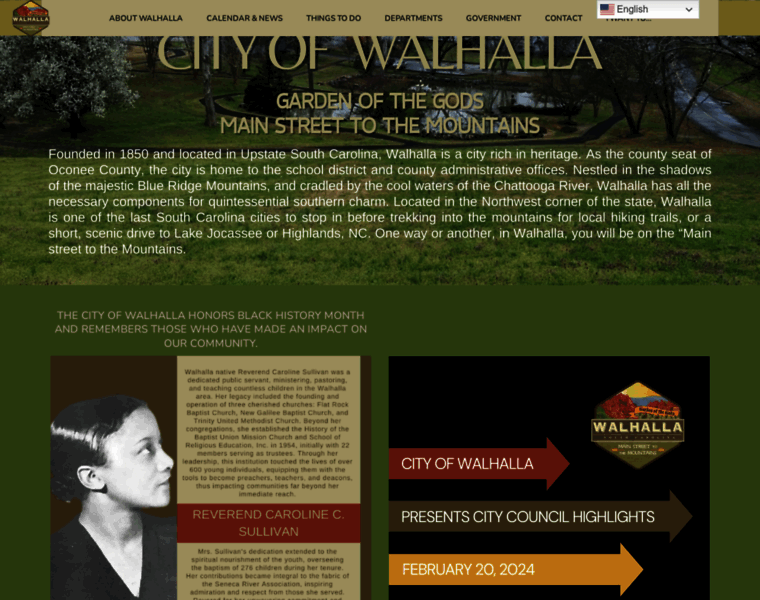 Cityofwalhalla.com thumbnail