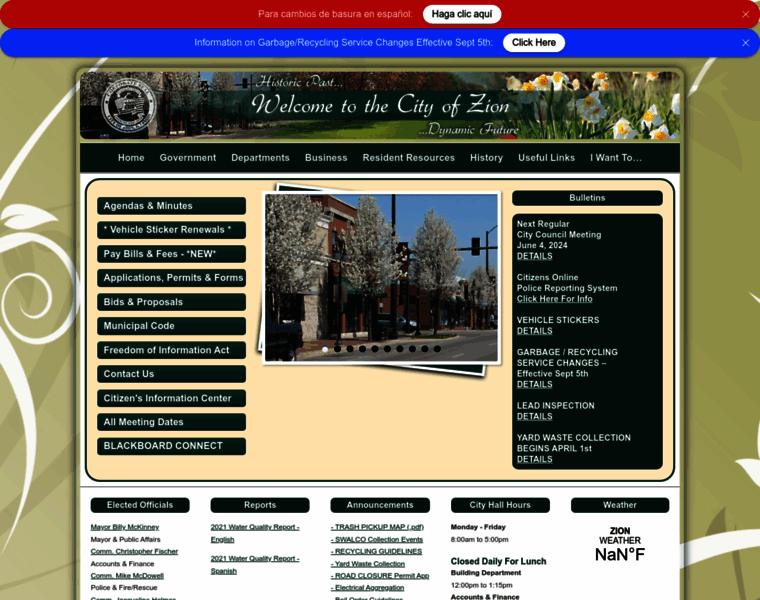 Cityofzion.com thumbnail