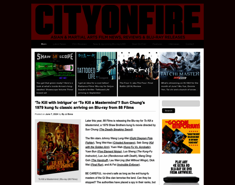 Cityonfire.com thumbnail
