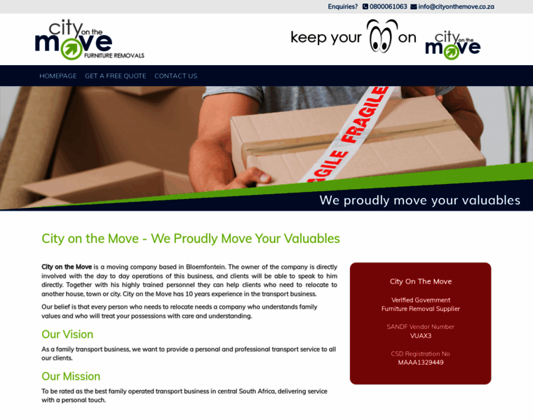 Cityonthemove.co.za thumbnail