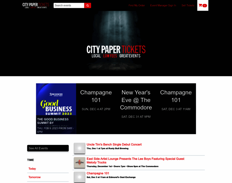 Citypapertickets.com thumbnail
