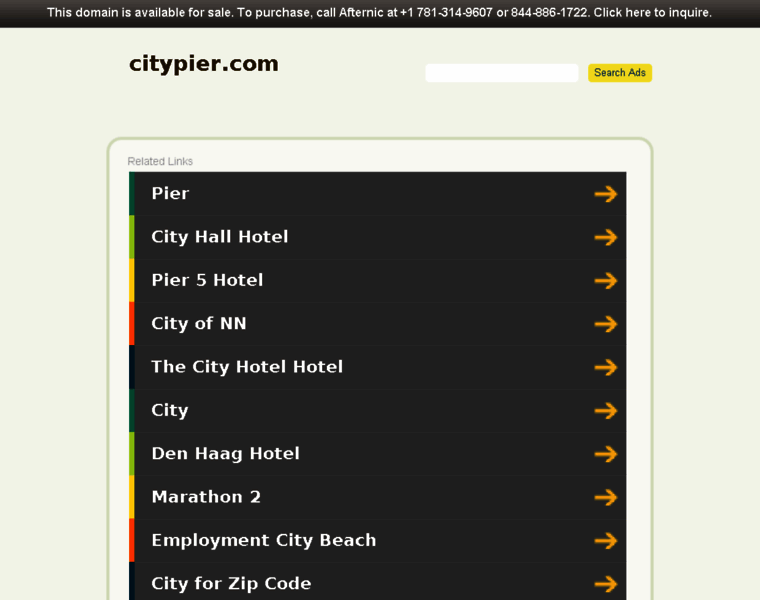 Citypier.com thumbnail
