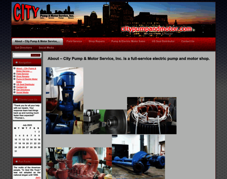 Citypumpandmotor.com thumbnail