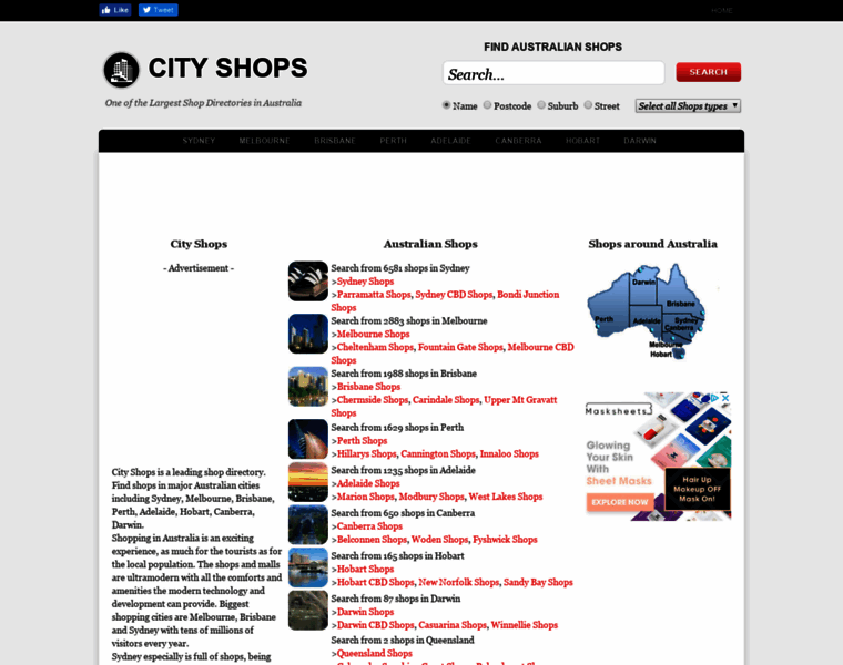 Cityshops.com.au thumbnail