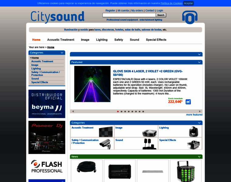 Citysound.net thumbnail