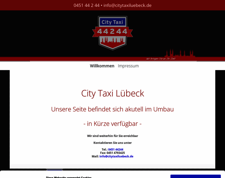 Citytaxiluebeck.de thumbnail