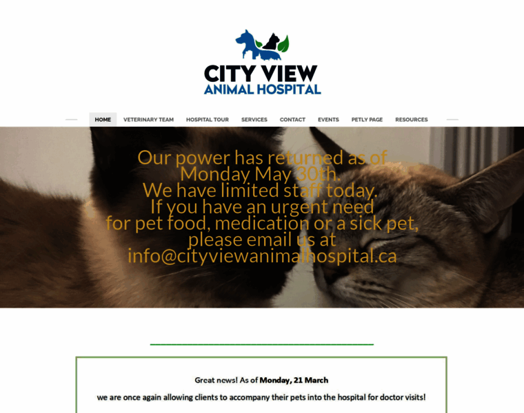 Cityviewanimalhospital.ca thumbnail