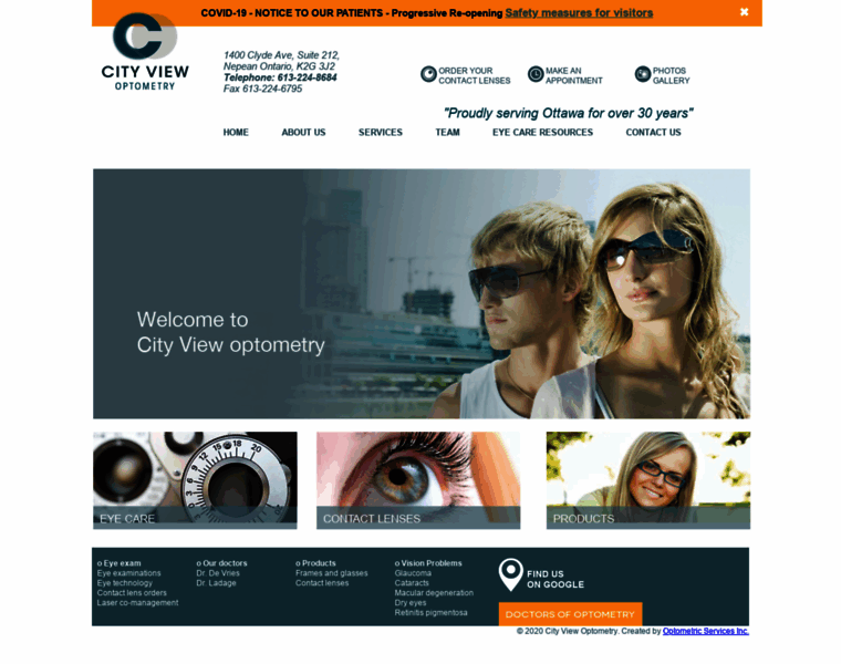 Cityviewoptometry.ca thumbnail