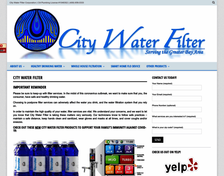 Citywaterfilter.com thumbnail