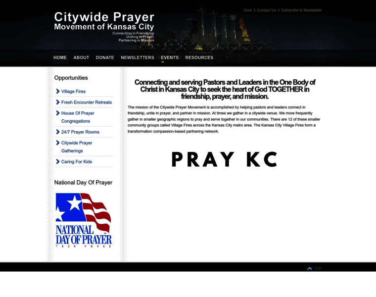 Citywideprayerkc.com thumbnail