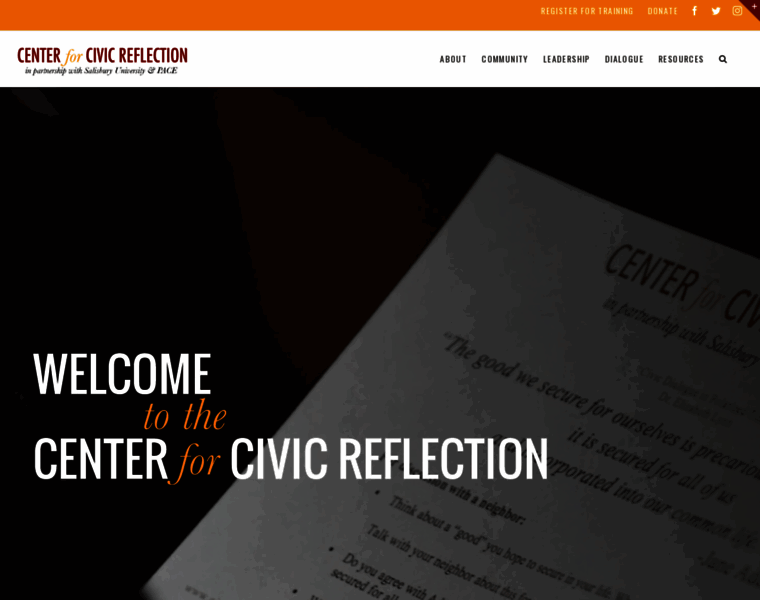 Civicreflection.org thumbnail