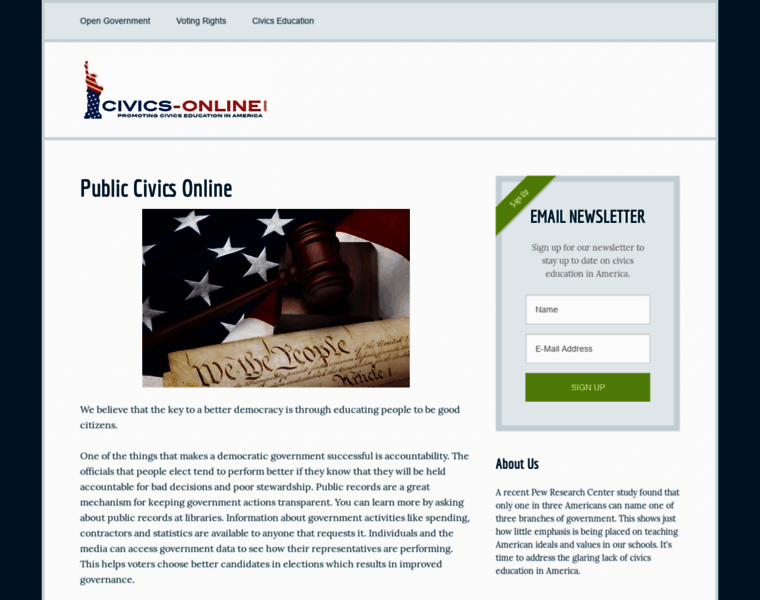 Civics-online.org thumbnail