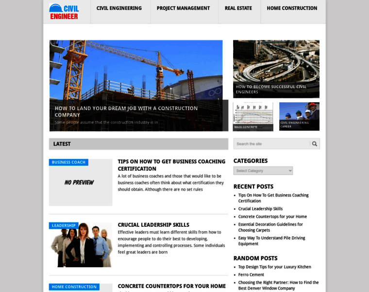 Civilengineerblog.com thumbnail