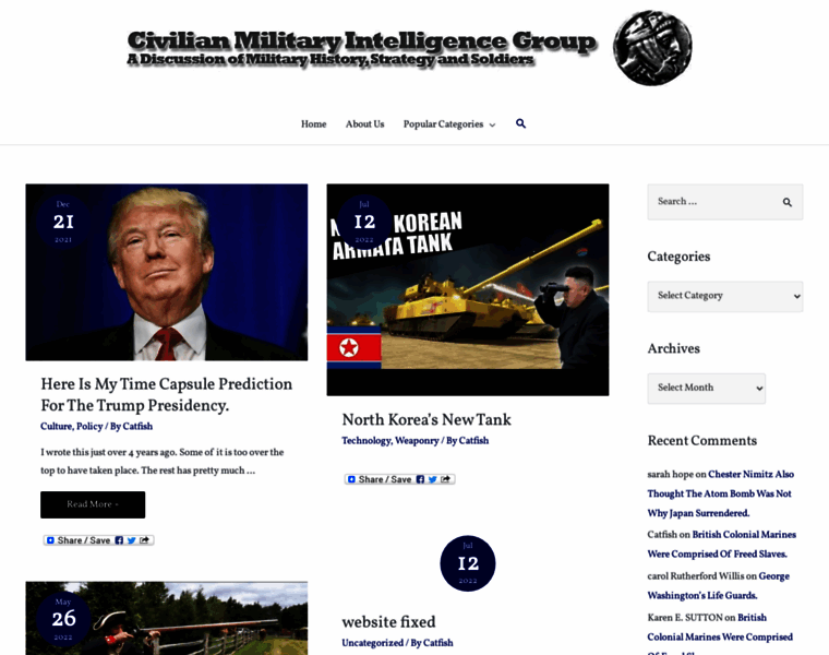 Civilianmilitaryintelligencegroup.com thumbnail