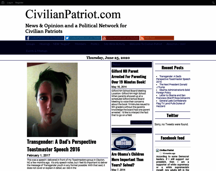 Civilianpatriot.com thumbnail