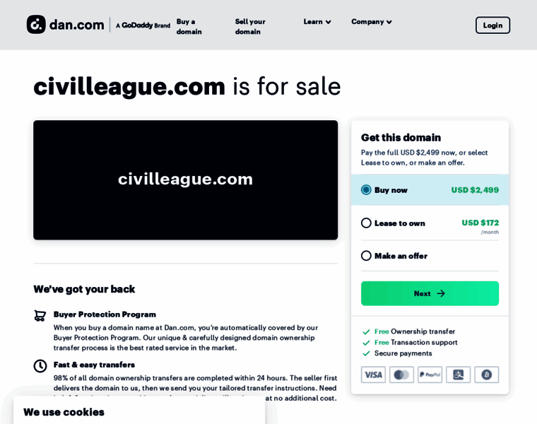 Civilleague.com thumbnail