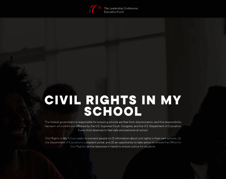 Civilrightsinmyschool.org thumbnail