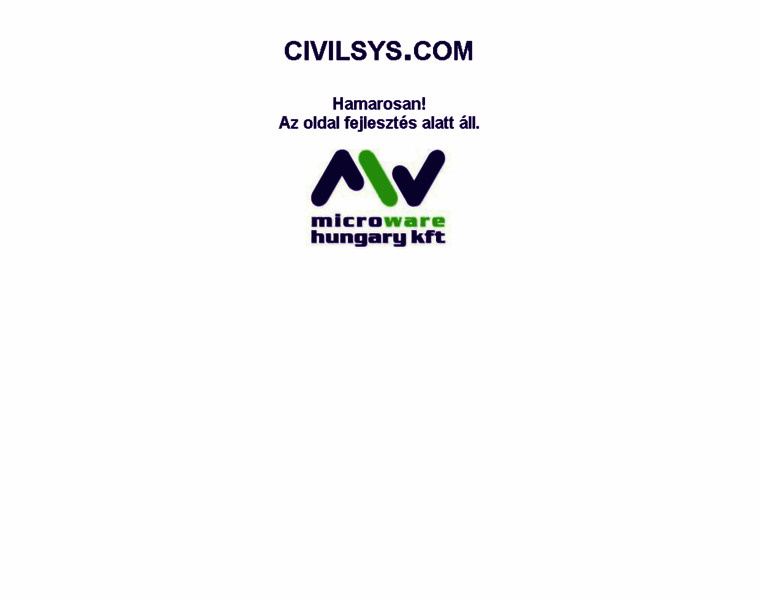 Civilsys.com thumbnail