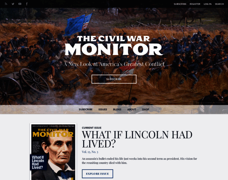 Civilwarmonitor.com thumbnail