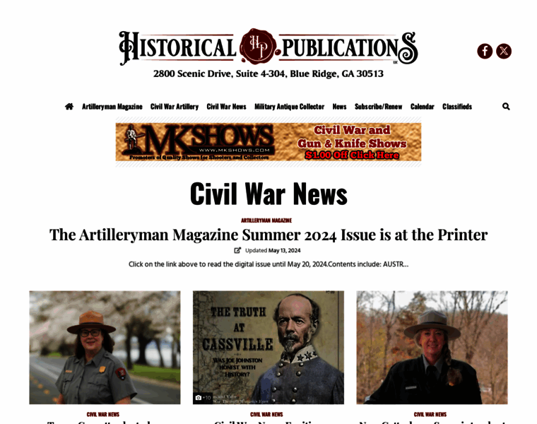 Civilwarnews.com thumbnail