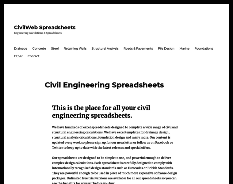 Civilweb-spreadsheets.com thumbnail