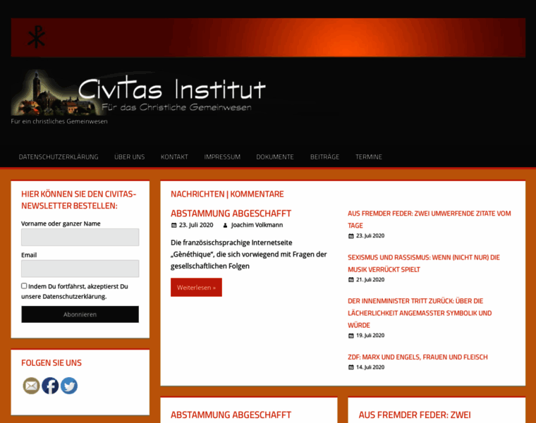 Civitas-institut.de thumbnail