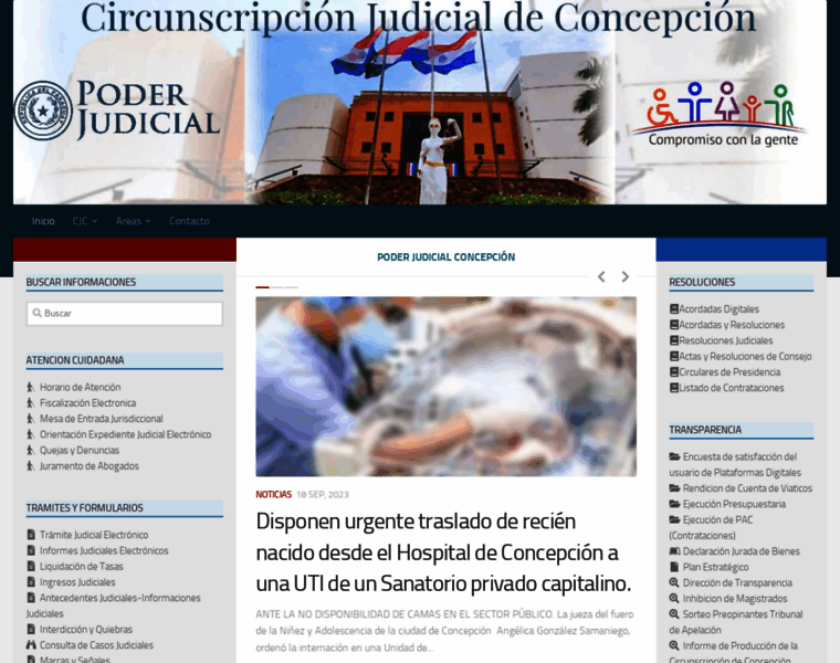 Cjconcepcion.gov.py thumbnail