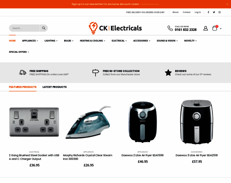 Ck-electricals.co.uk thumbnail