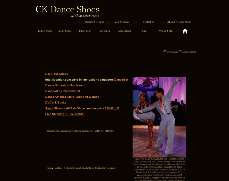 Ckdanceshoes.com thumbnail