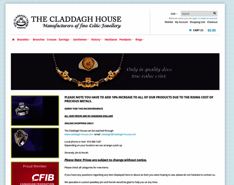 Claddagh-house.com thumbnail