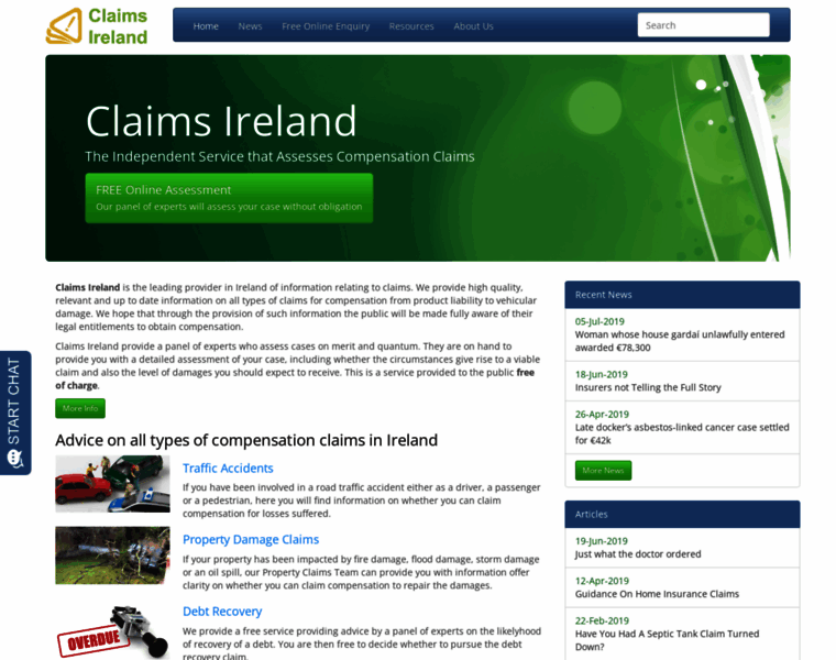 Claims.ie thumbnail